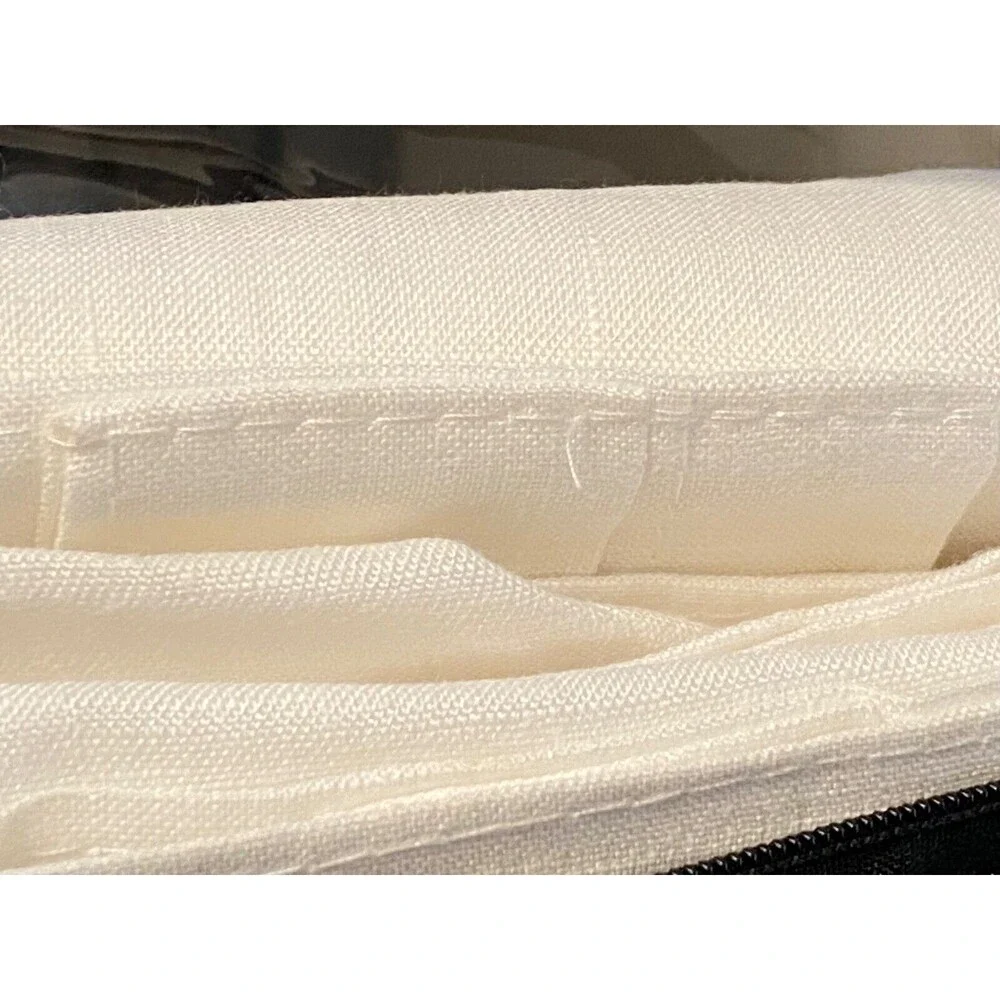 NIP LRL Ralph Lauren LEANNE 100% LINEN Back Tab Curtain Panel Drape 54x108 White